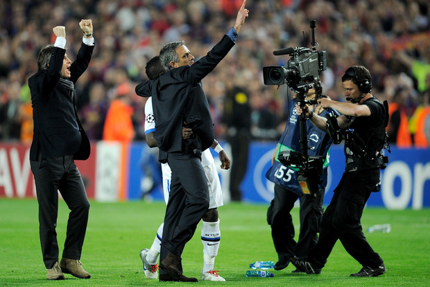 Barcelona x Inter: E l subiu o Airbus de Mourinho