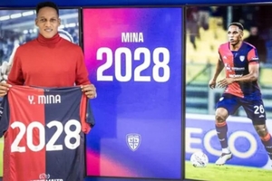 Ex-Palmeiras, Mina renova com Cagliari at 2028